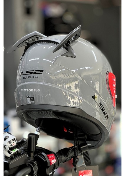 Kask Spoiler Aerodinamik Spoiler Universal Siyah 2 Adet