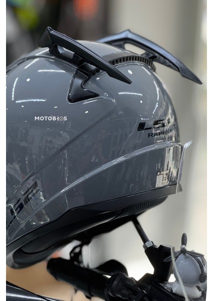 Kask Spoiler Aerodinamik Spoiler Universal Siyah 2 Adet