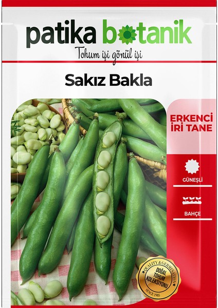 40 Adet Ata Tohumu Yerli Sakız Bakla