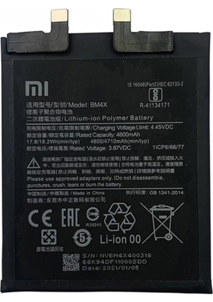 Always Teknoloji Xiaomi Mi 11 Orijinal BM4X Batarya Pil