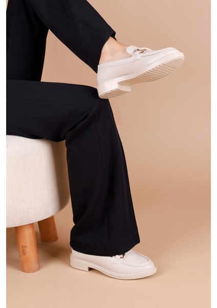 Tanta Bej Kadın Loafer Ayakkabı fırsatları