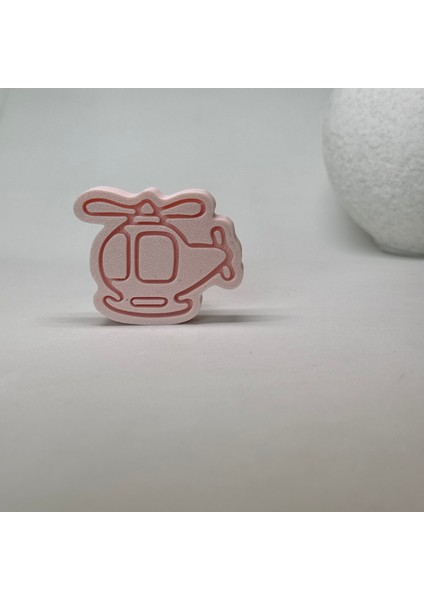 pembe Helikopter Dolap Kulpu - Çocuk Odalarına, Mutfak ve Banyo Dolaplarına Şıklık ve Eğlence Katın!
