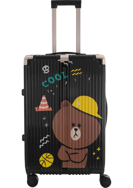 Cool Bear 360° Tekerlekli Valiz 61 cm