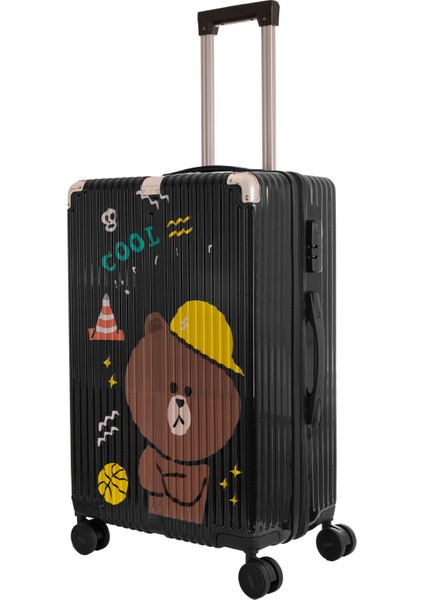 Cool Bear 360° Tekerlekli Valiz 61 cm