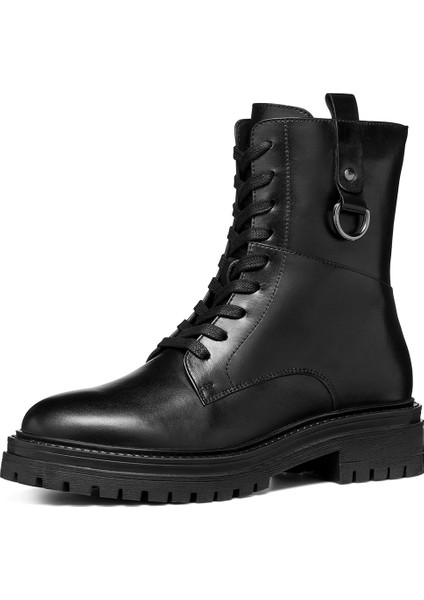 Kadın Siyah Iridea Bağcıklı Deri Postal Bot D46HRB00043C9999 fiyatları