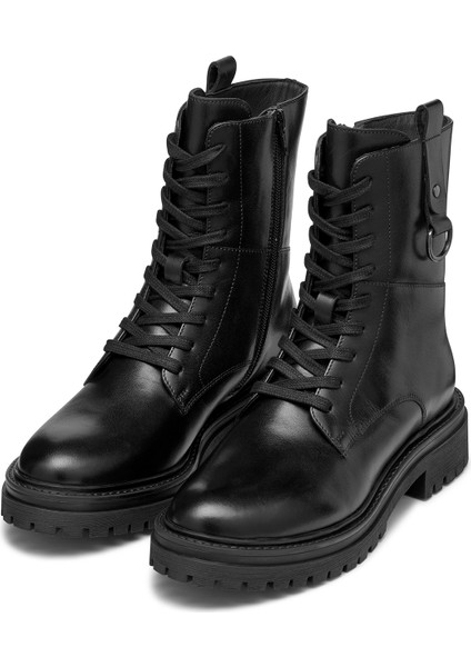 Kadın Siyah Iridea Bağcıklı Deri Postal Bot D46HRB00043C9999 modelleri