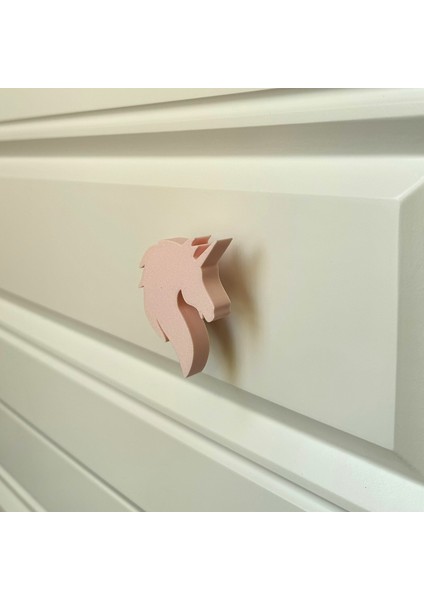 unicorn Dolap Kulpu - Çocuk Odası, Mutfak ve Banyo Için Renkli ve Dayanıklı Mobilya Kulp