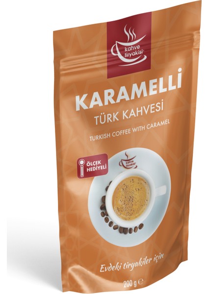 Karamelli Türk Kahvesi 200 gr Paket