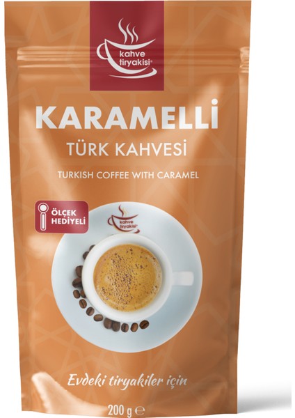 Karamelli Türk Kahvesi 200 gr Paket