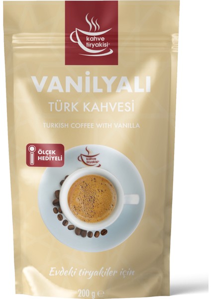 Vanilyalı Türk Kahvesi 200 gr Paket
