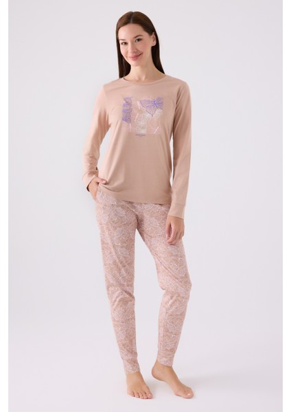 Ikili Pijama Takım Vizon - Süprem - 2li Takım