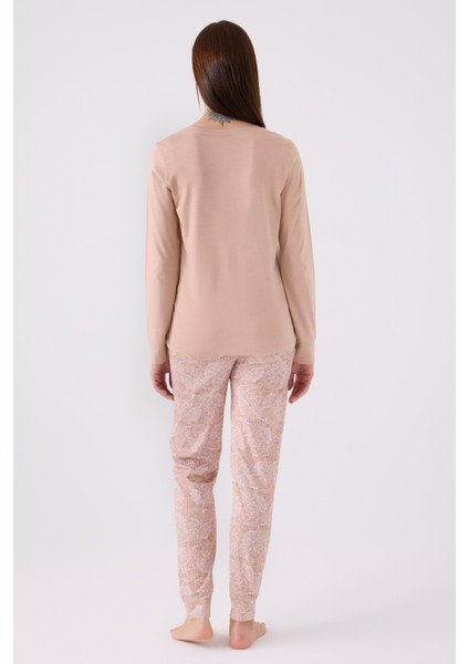 Ikili Pijama Takım Vizon - Süprem - 2li Takım fırsatları