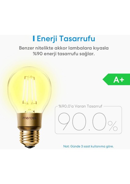 Akıllı Led Ayarlı Ampül 810L/6W Msl100 (Apple Home Destekli)