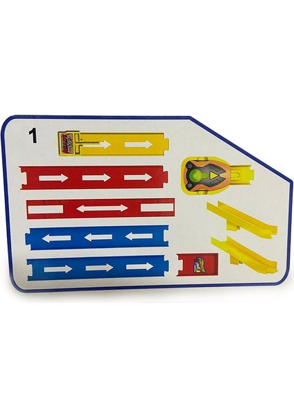 Oyuncak Araba Fırlatma Pisti 122 cm ve 2 Araba fiyatları