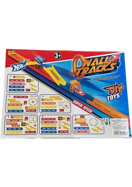 Oyuncak Araba Fırlatma Pisti 122 cm ve 2 Araba fırsatları