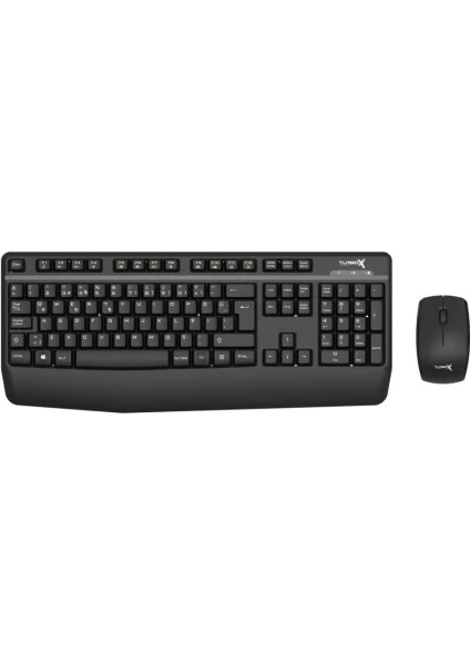 Bilişim Burada Turbox Workeys Office USB Kablosuz 2.4ghz Multimedya Standart Q Kablosuz Klavye ve Mouse Set