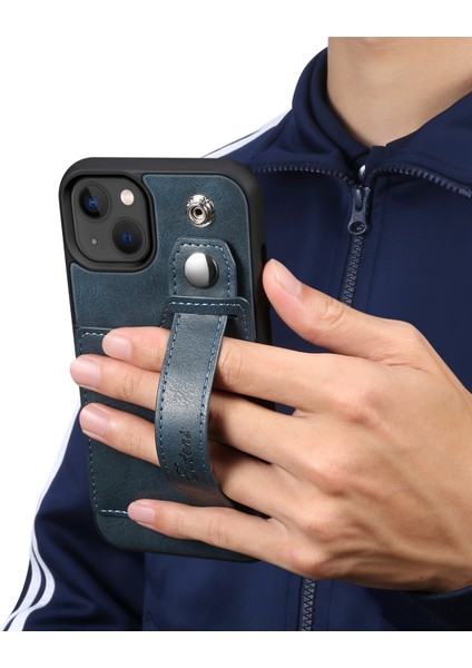 215 Bilek Askılı Pu Telefon Kılıfı iPhone 14 Için (Yurt Dışından) fırsatları