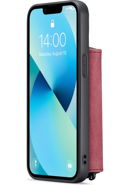 iPhone 14 Için Manyetik Fermuarlı Cüzdan Kılıfı (Yurt Dışından) modelleri