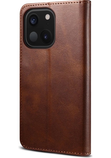 iPhone 14 Için Deri Telefon Kılıfı (Yurt Dışından) modelleri
