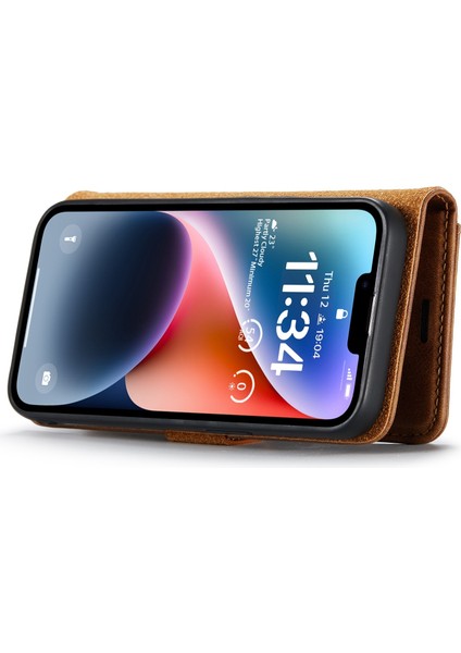 iPhone 15 Için Crazy Horse Deri Kılıf (Yurt Dışından) indirimleri