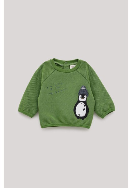 Bg Store Erkek Bebek Haki Sweatshirt