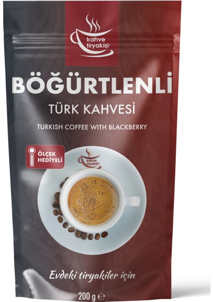 Böğürtlenli Türk Kahvesi 200 gr Paket