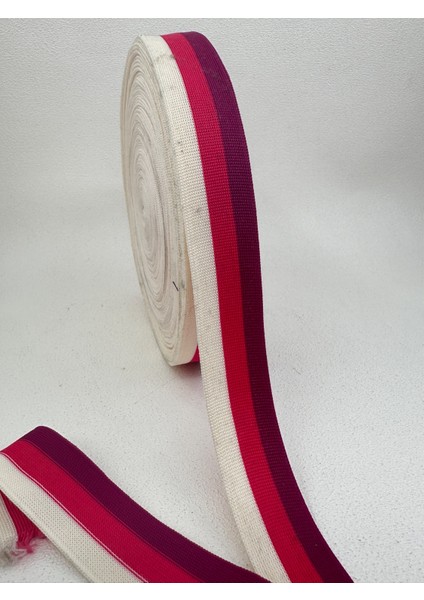 3 cm Raşel Şerit-5 Metre (Pembe/mor/ekru) fırsatları