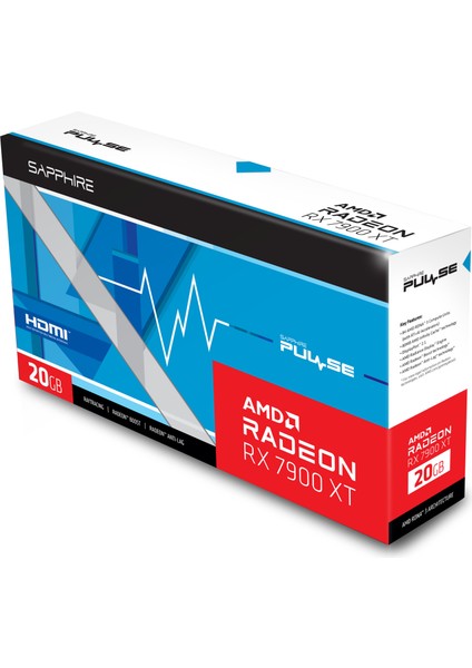 Sapphıre RX7900XT Pulse Amd 20Gb GDDR6 Ekran Kartı 11323-02-20G