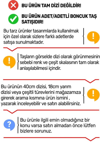 8mm Pirit Taşı 4'lü Set, Kehribar Renk, Beyaz Doğal Taş Takı ve Süsleme