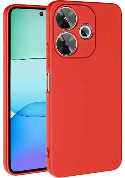Xiaomi Redmi 13 4g Kılıf Renkli Kamera Korumalı Içi Süet Mara Lansman Silikon