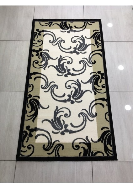 Simin 10791 R 80 x 150 Siyah Gri Küçük Halı !