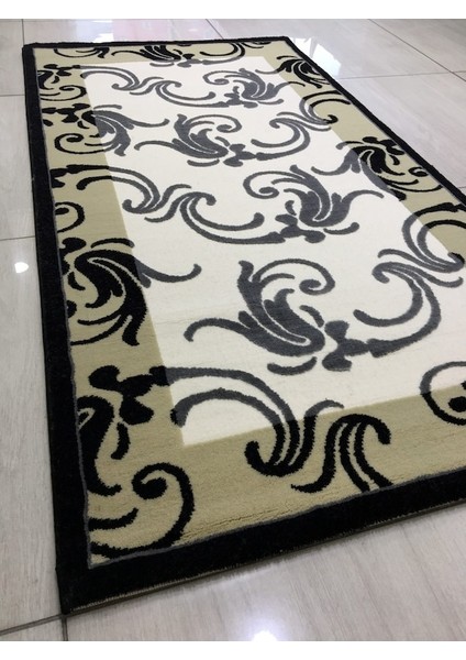 Simin 10791 R 80 x 150 Siyah Gri Küçük Halı !