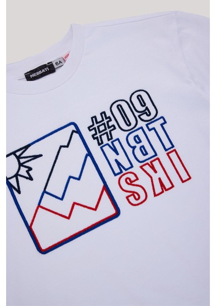Bg Store Erkek Çocuk Beyaz T-Shirt