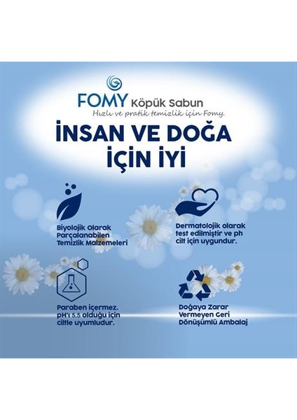 Classic Ferahlatıcı Derinlemesine Temizlik Kremsi Cilt Temizleme Köpüğü 9X1000 ml + Dispenser