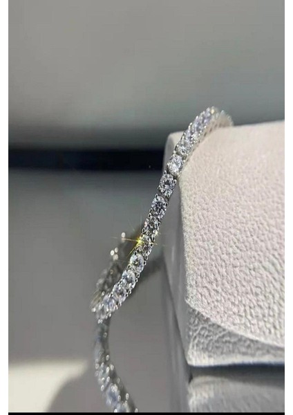 Kadın Lüks Su Yolu Ek Uzatma Klipsli Pirinç Gümüş Bileklik fiyatları