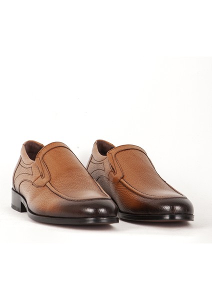 Erkek Gerçek Kösele Taban El Yapımı Klasik Ayakkabı Gerçek Deri Osc 2153 Hardal fiyatları