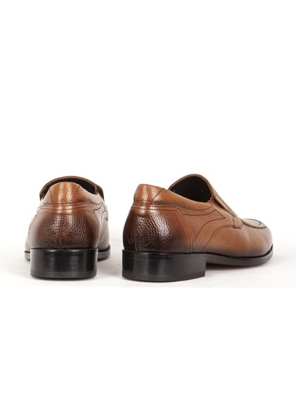 Erkek Gerçek Kösele Taban El Yapımı Klasik Ayakkabı Gerçek Deri Osc 2153 Hardal modelleri