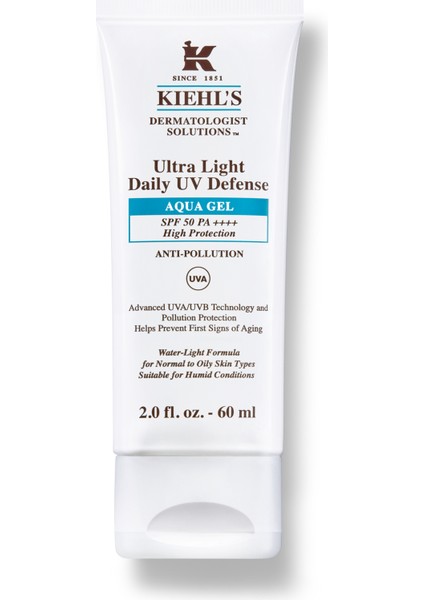 Ultra Light Günlük Uv Koruyucu Aqua Jel Güneş Kremi - Spf50 60 Ml