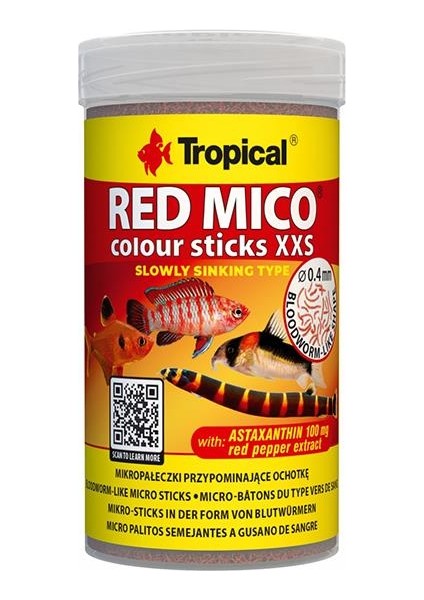 Red Mico Colour Sticks Xxs 100ML 50GR
