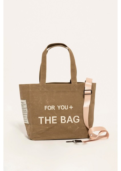 Kanvas Büyük Boy Sütlü Kave Çanta