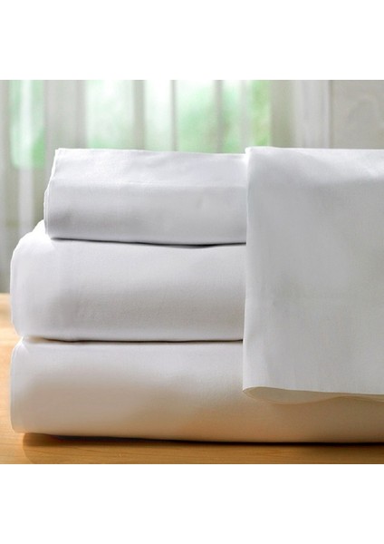 Beyaz Otel Çarşafı Tüm Ebatlar Pamuk 63 Tel fiyatları