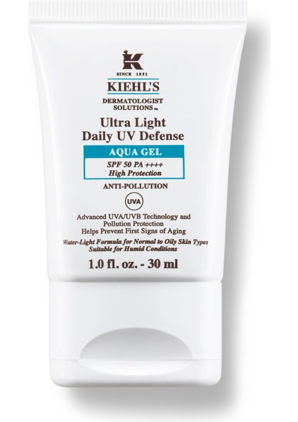 Ultra Light Günlük Uv Koruyucu Aqua Jel Güneş Kremi - Spf50 30 Ml