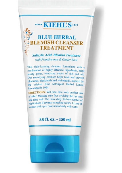 Blue Herbal Salisilik Asit İle & Temizleme Jeli 150 Ml