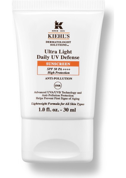 Ultra Light Günlük Uv Koruyucu Güneş Kremi - SPF50 PA++++ 30 Ml