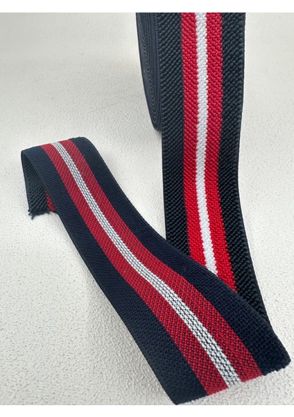 4 cm Petekli Lastik-5 Metre-(Beyaz/kırmızı/lacivert) fiyatları