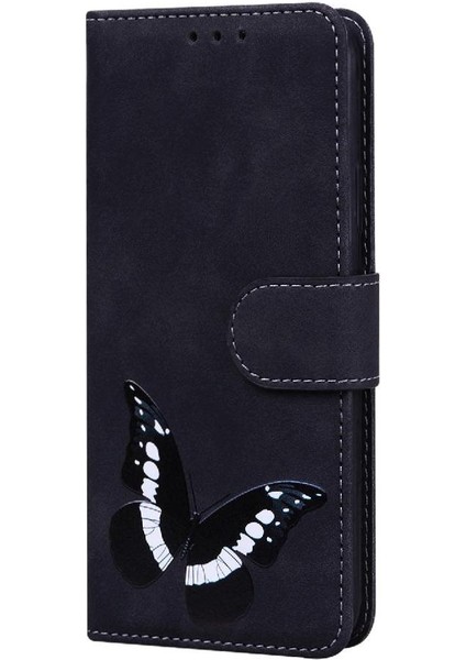 Oppo Oppo 12 5g Için Flip Case Kelebek Flip Folio Kapak Cüzdan Kart Yuvaları (Yurt Dışından)