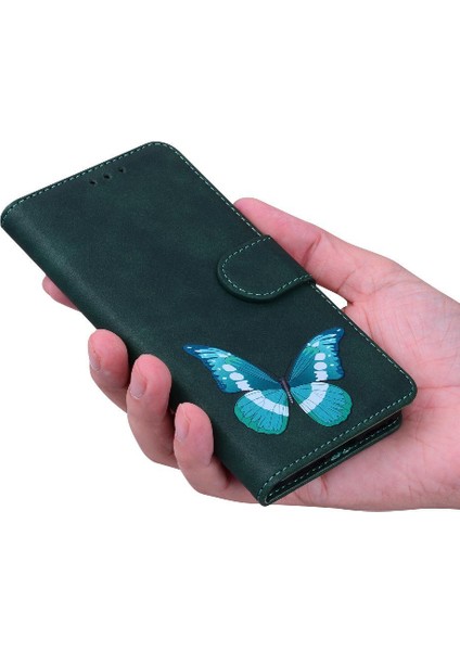 Oneplus Nord Ce4 Lite 5g Için Flip Case Cüzdan Renk Baskılı Kelebek Kart (Yurt Dışından)