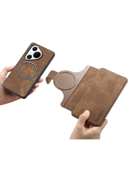Huawei Pura 70 Için Flip Case Retro Kart Standı Cüzdan Mıknatıs Koruyucu (Yurt Dışından) indirimleri