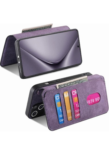 Huawei Pura 70 Pro Mıknatıs Koruyucu Malzeme Için Flip Case Cüzdan Kart (Yurt Dışından)