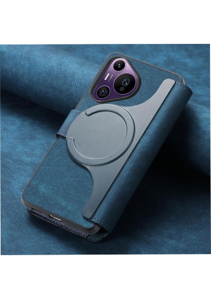 Huawei Pura 70 Pro Mıknatıs Koruyucu Malzeme Için Flip Case Cüzdan Kart (Yurt Dışından)